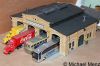 Foto der Modelleisenbahn - Häuser